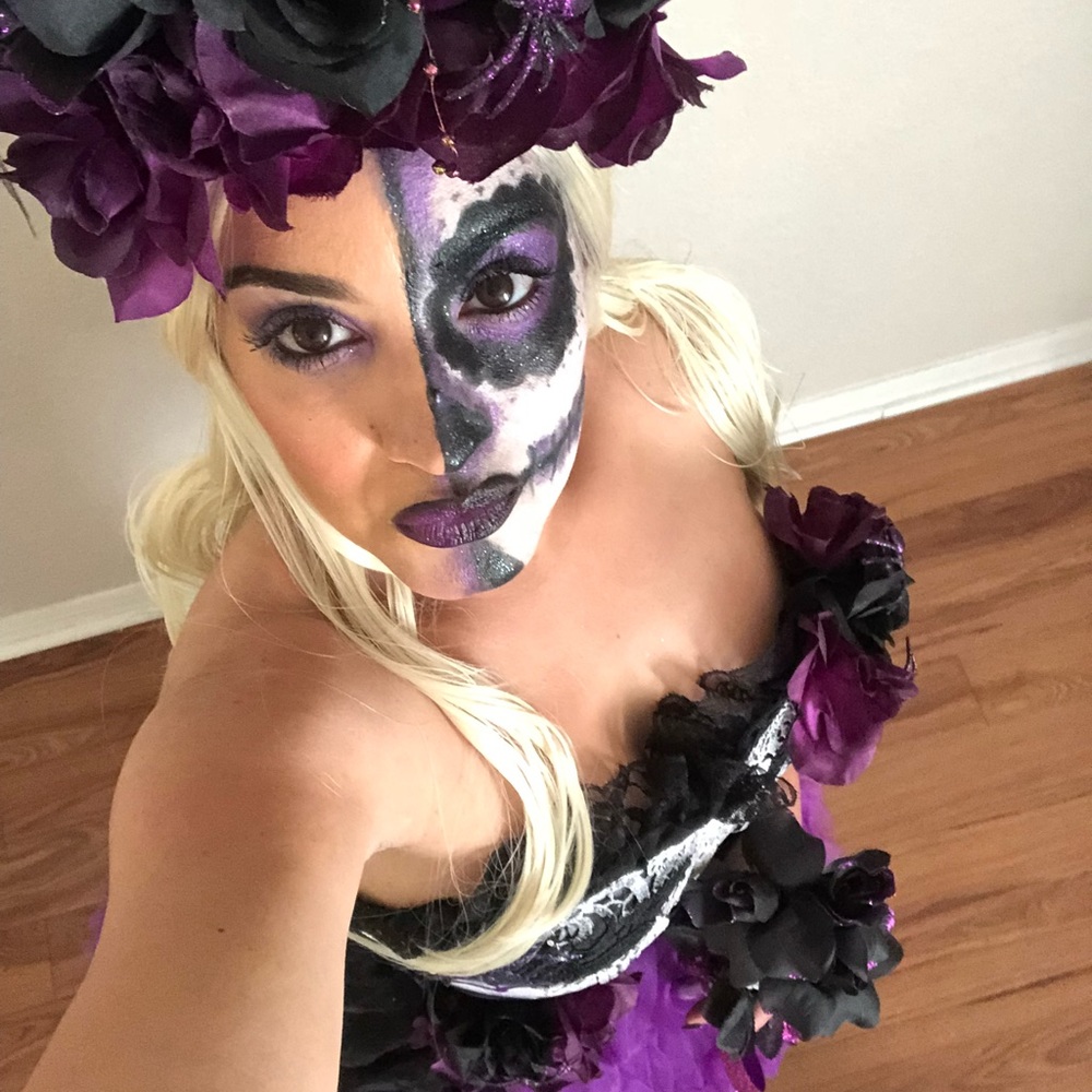 Homemade Day of the Dead 💀 costume & accessories - Picture 8 of 8